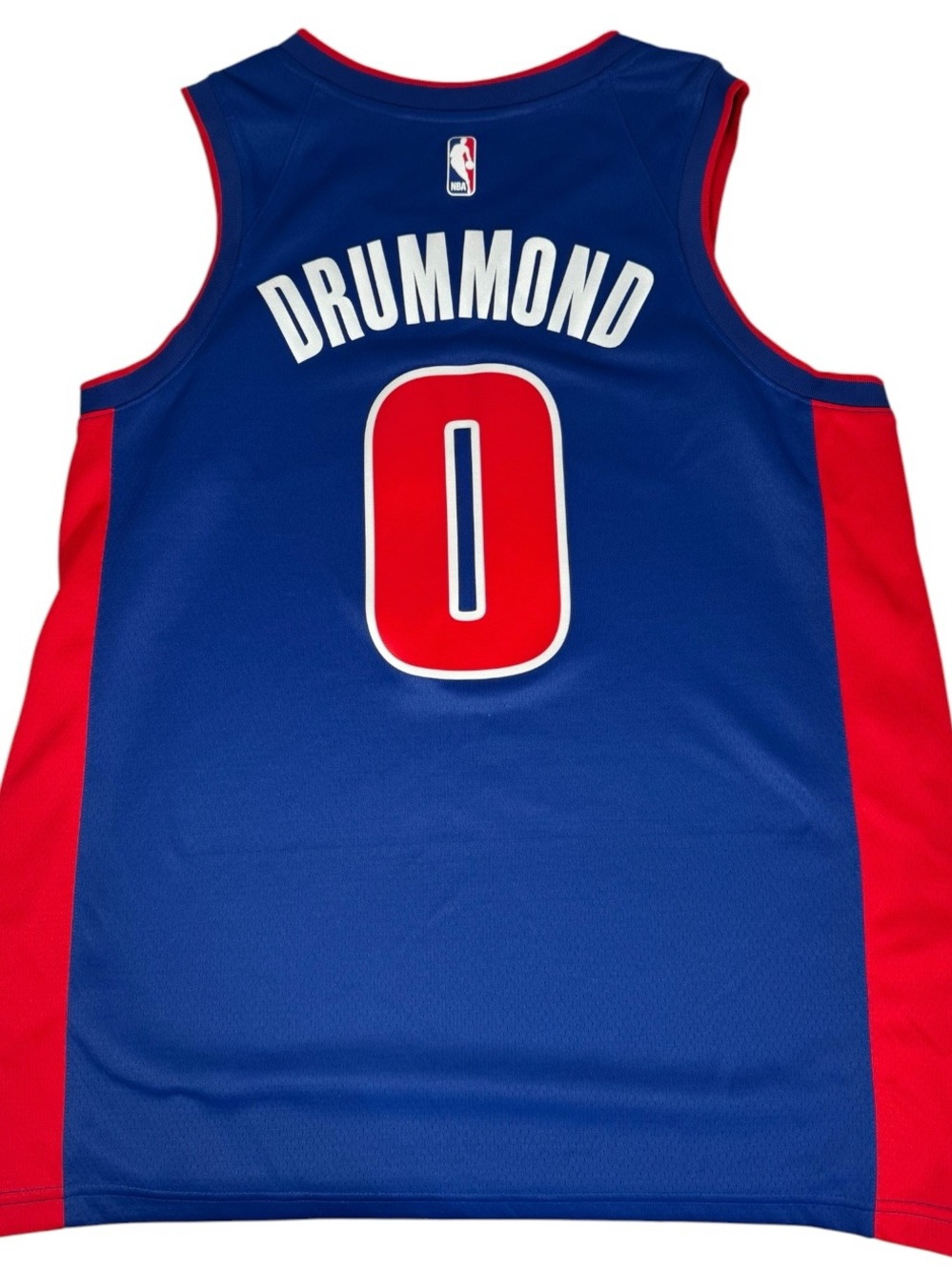 Andre Drummond Pistons Jersey Nike Swingman Blue Mens XL 52